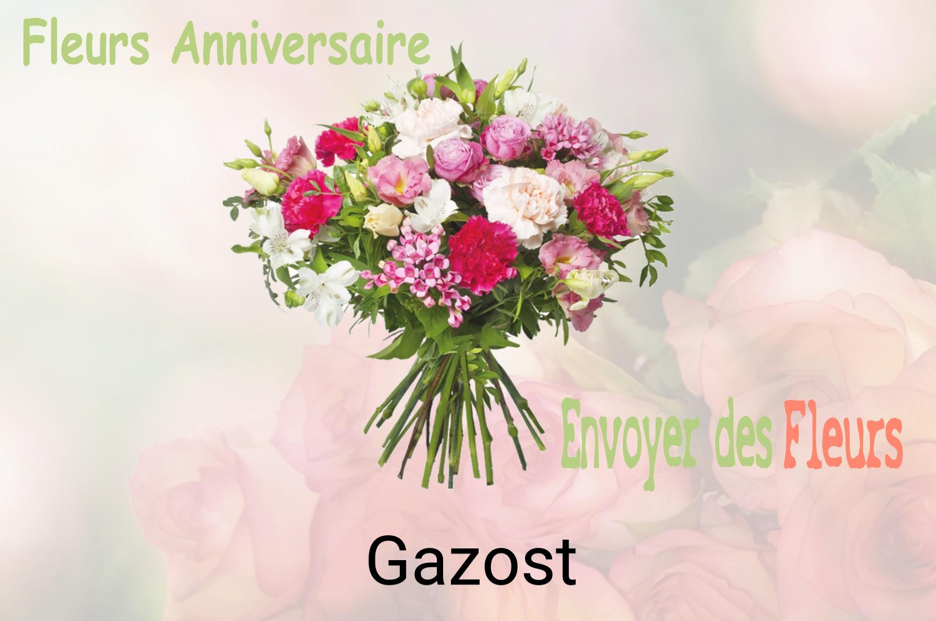 Bouquet de fleurs d’anniversaire livré à Gazost